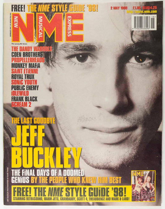 JEFF BUCKLEY Coen Brothers SONIC YOUTH Royal Trux NME MAGAZINE May 1998 Idlewild