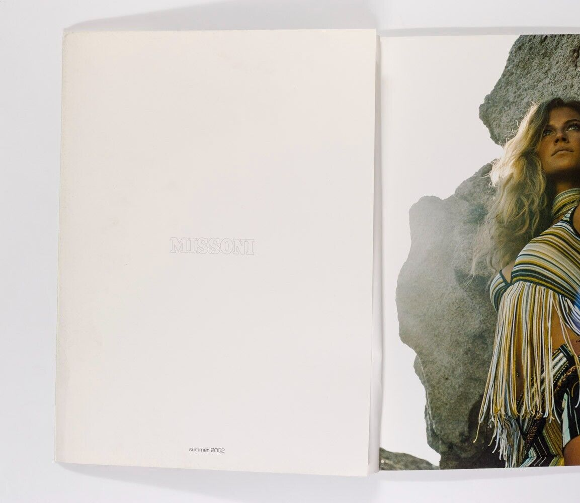 GISELE BUNDCHEN Missoni LOOKBOOK Summer 2002 Swimwear MERT & MARCUS catalog VTG