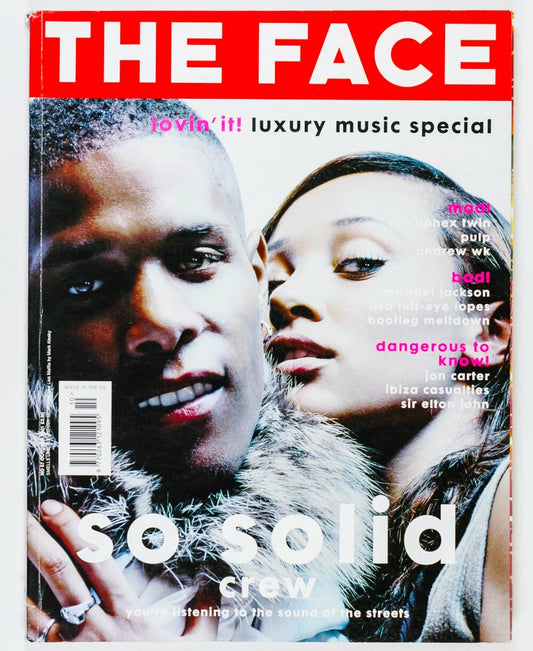 SO SOLID CREW Aphex Twin MINI ANDEN The Face October 2001 Elenora Bose ELTON vtg