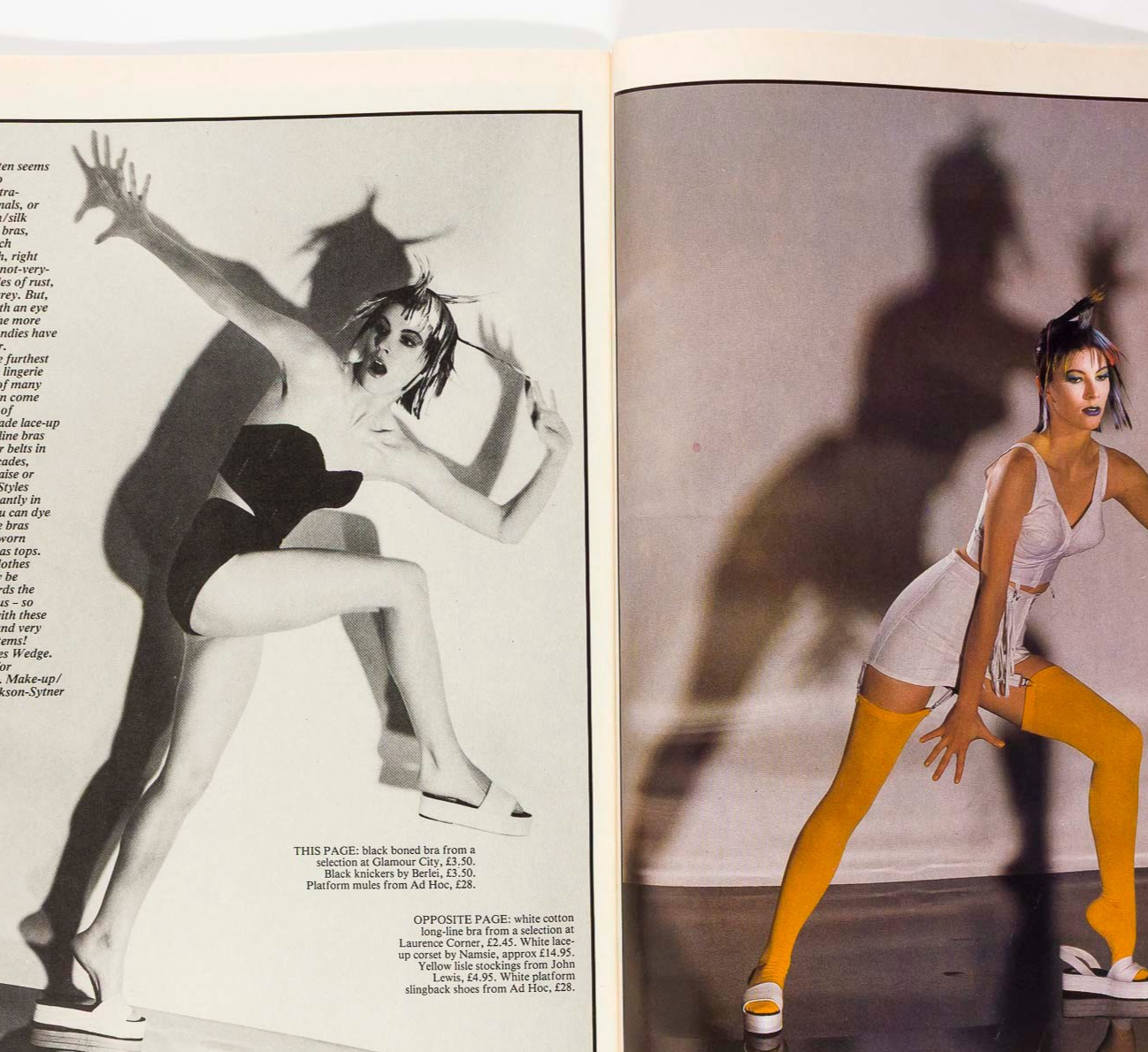 JUDY BLAME Andrew Logan MIDGE URE Lorenzo Lamas 19 MAGAZINE December 1984 vtg UK