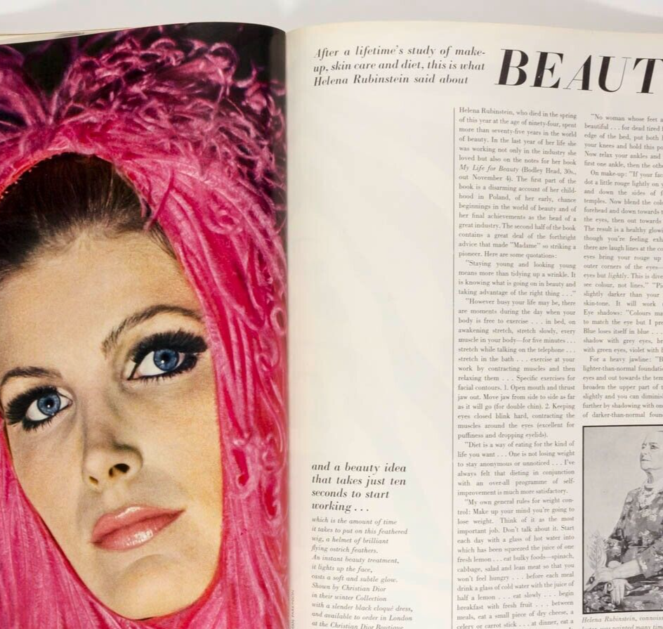 JEAN SHRIMPTON David Bailey GORDON PARKS Vogue 1965 November  60th birthday gift