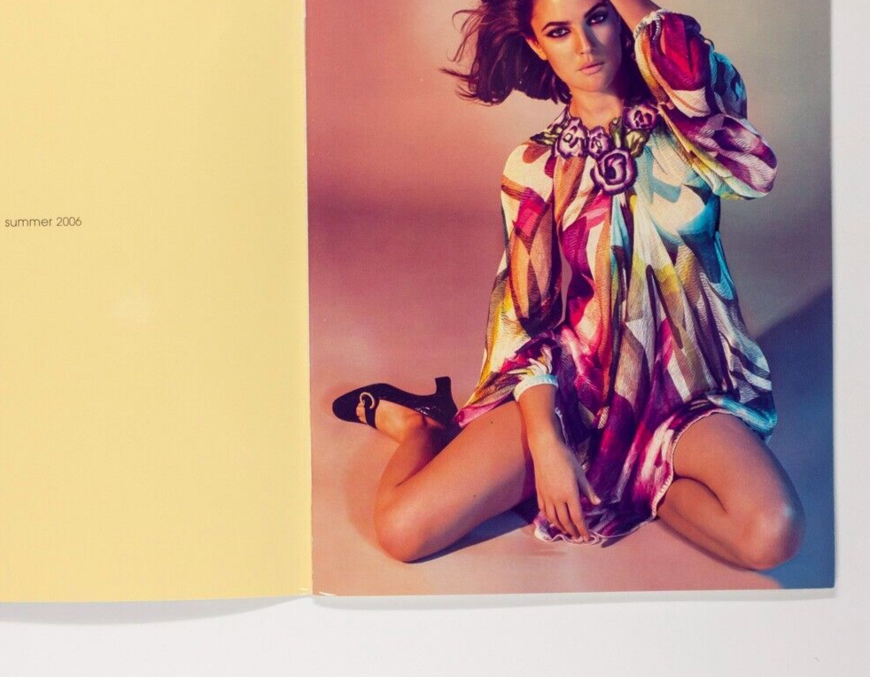 DREW BARRYMORE Mert & Marcus MISSONI LOOKBOOK fashion catalogue SUMMER 2006 Rare