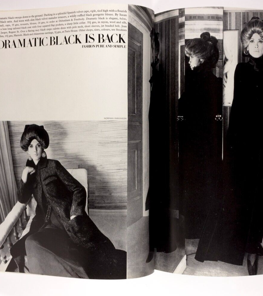 TWIGGY Michael Crawford VIONNET Vogue October 1967 Cecil Beaton BIBA Rampling UK