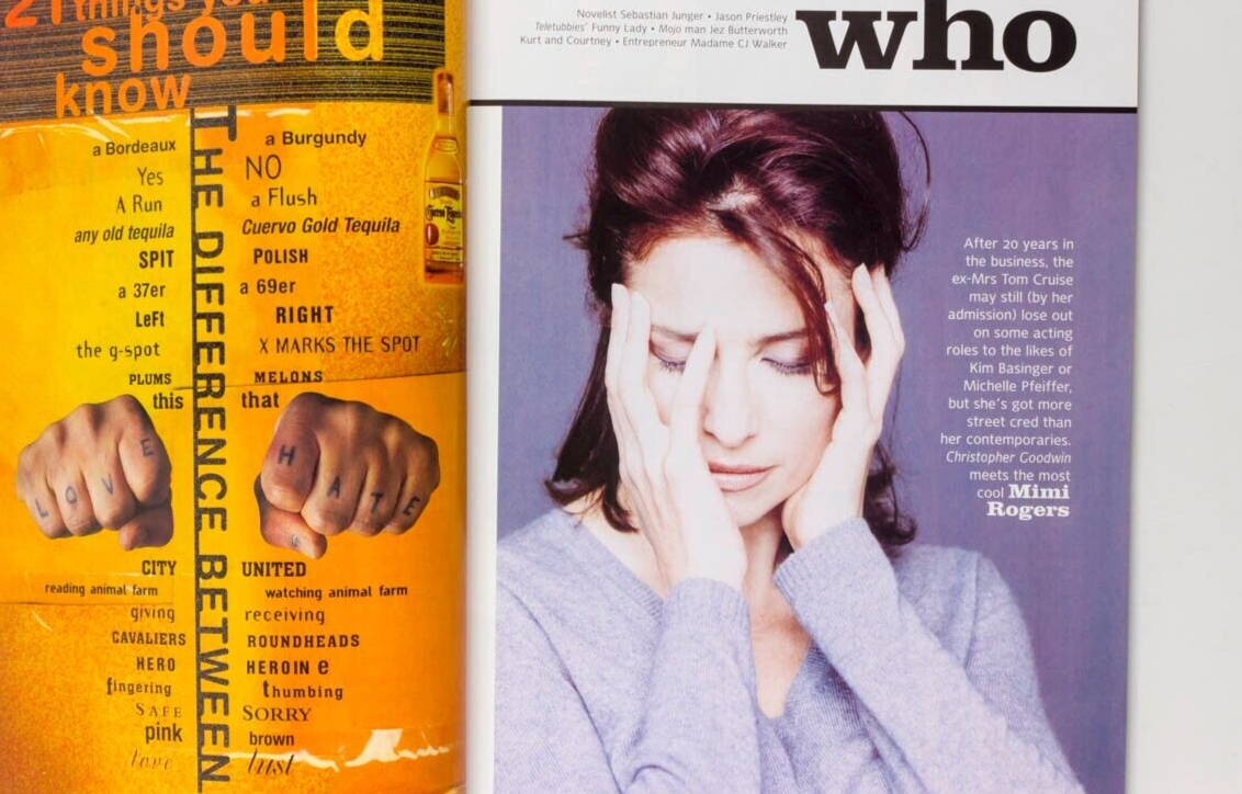 Shirley Mallmann KATE WINSLET Karen Elson PAUL RUDD vtg FRANK magazine July 1998