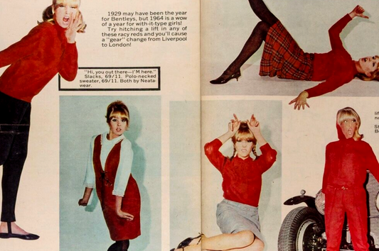 Pattie Boyd RARE VINTAGE 1960'S British fashion & music magazine THE BEATLES pop
