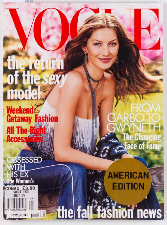 Gisele IRVING PENN Audrey Marnay US VOGUE July Fall 1999 KATE MOSS Madonna GARBO