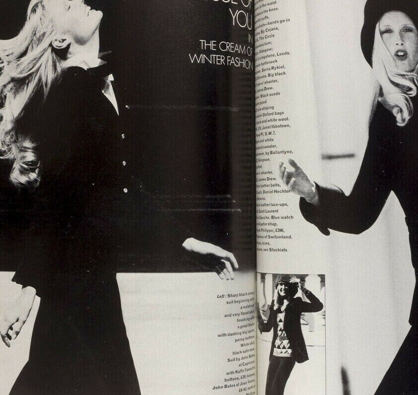 Candice Bergen ANJELICA HUSTON Bob Richardson JULIE CHRISTIE Hiram Keller VOGUE