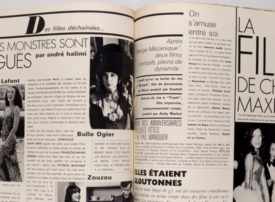 Catherine Deneuve GUY BOURDIN Helmut Newton PARIS VOGUE November 1972 Birkin VTG