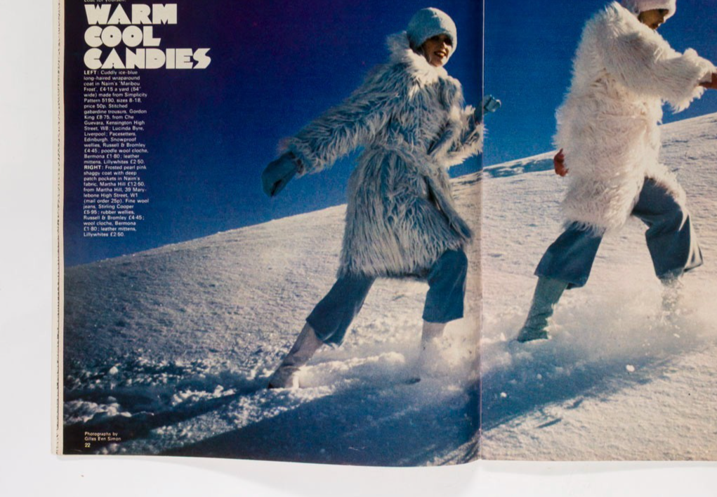 TAROT CARDS Peter Roche SKIWEAR Jon Finch HONEY magazine January 1973 vtg CANADA