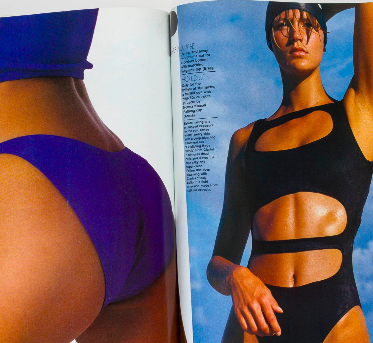 Tatjana Patitz YASMIN LE BON Ines de la Fressange ELLE INTERNATIONAL Spring 1985