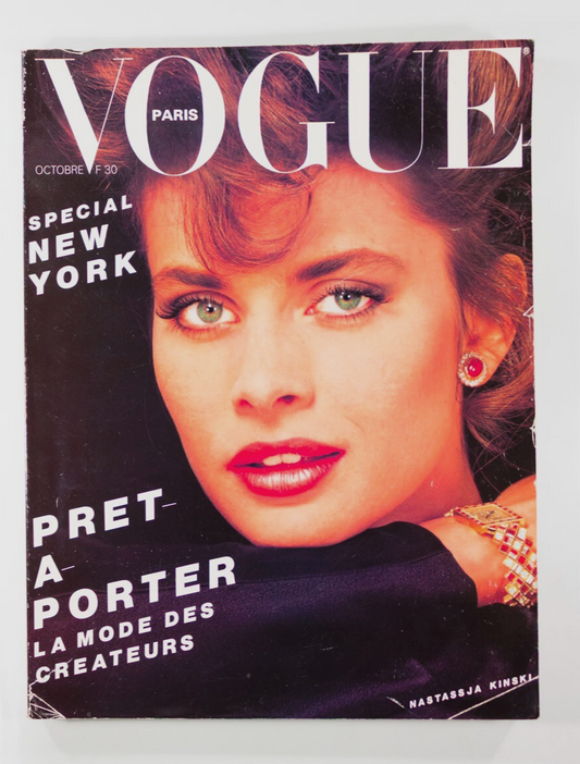 NASTASSJA KINSKI Brooke Shields RTW Paris Vogue October 1982 Donald Trump NYC