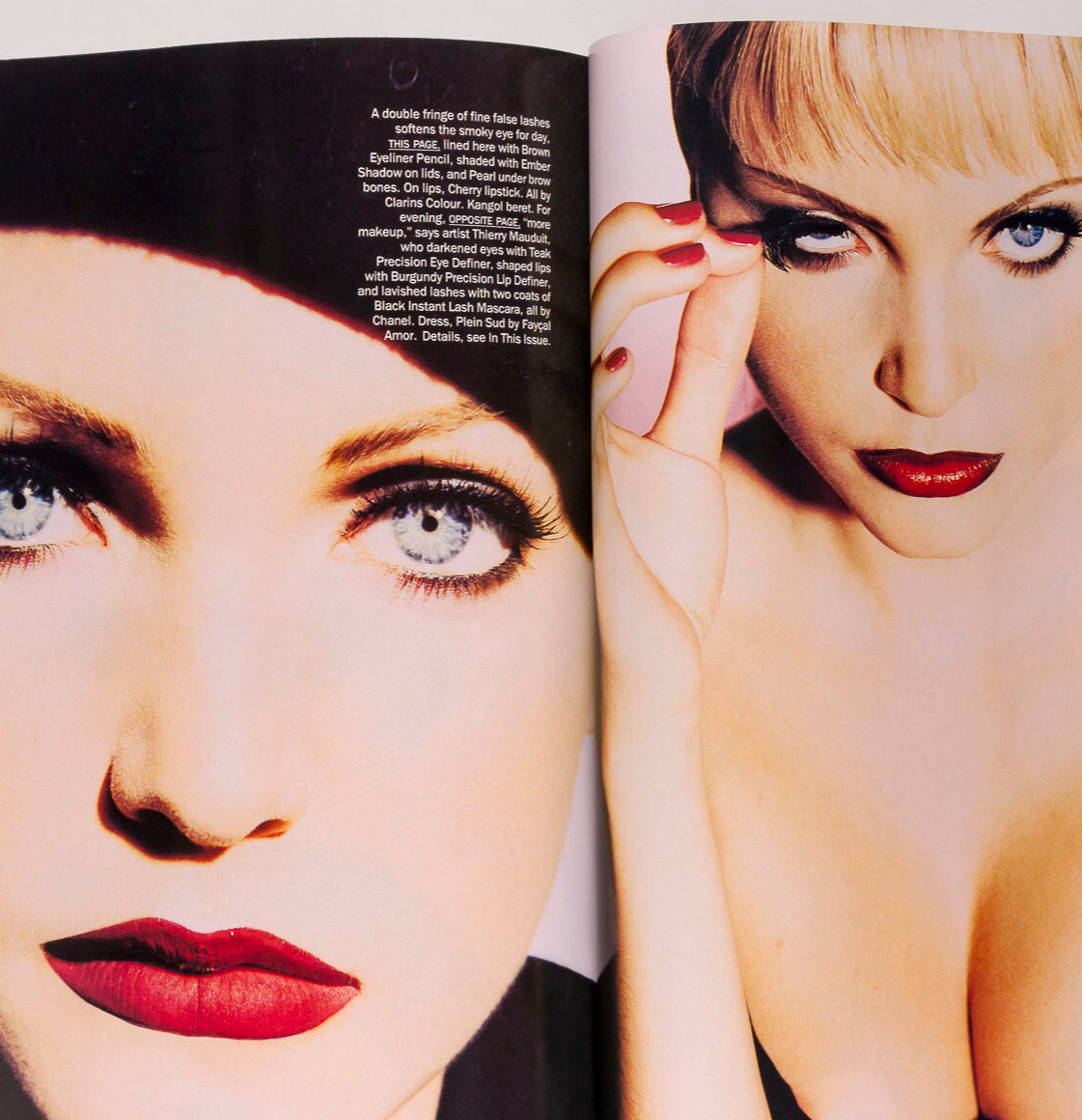 Claudia Schiffer CHRISTY Helmut Newton McMENAMY Vogue September 1992 Naomi