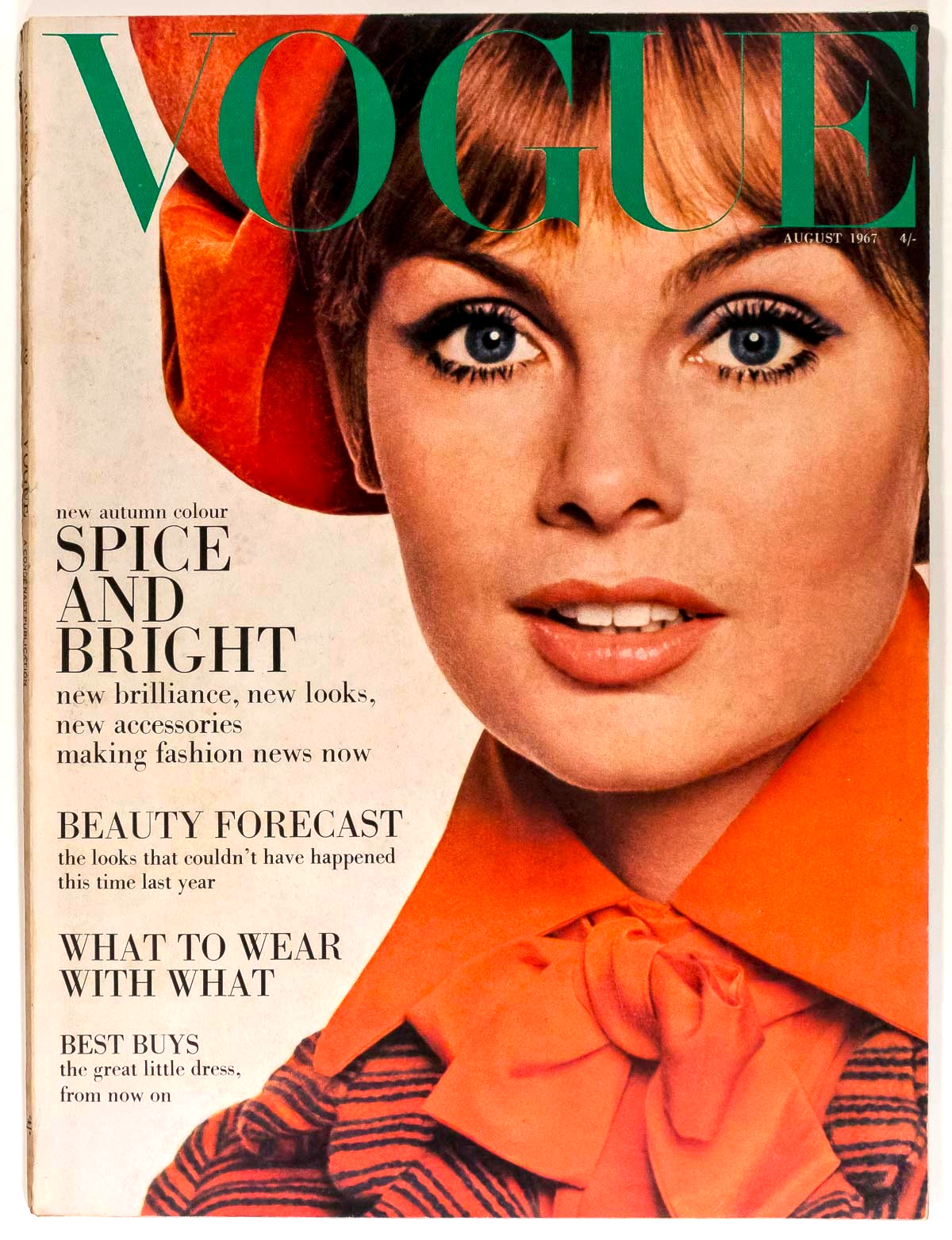 JEAN SHRIMPTON Pattie Boyd TWIGGY Vogue 1967 August HELMUT NEWTON Parkinson ZAID