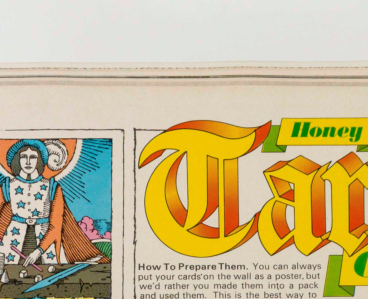 TAROT CARDS Peter Roche SKIWEAR Jon Finch HONEY magazine January 1973 vtg CANADA