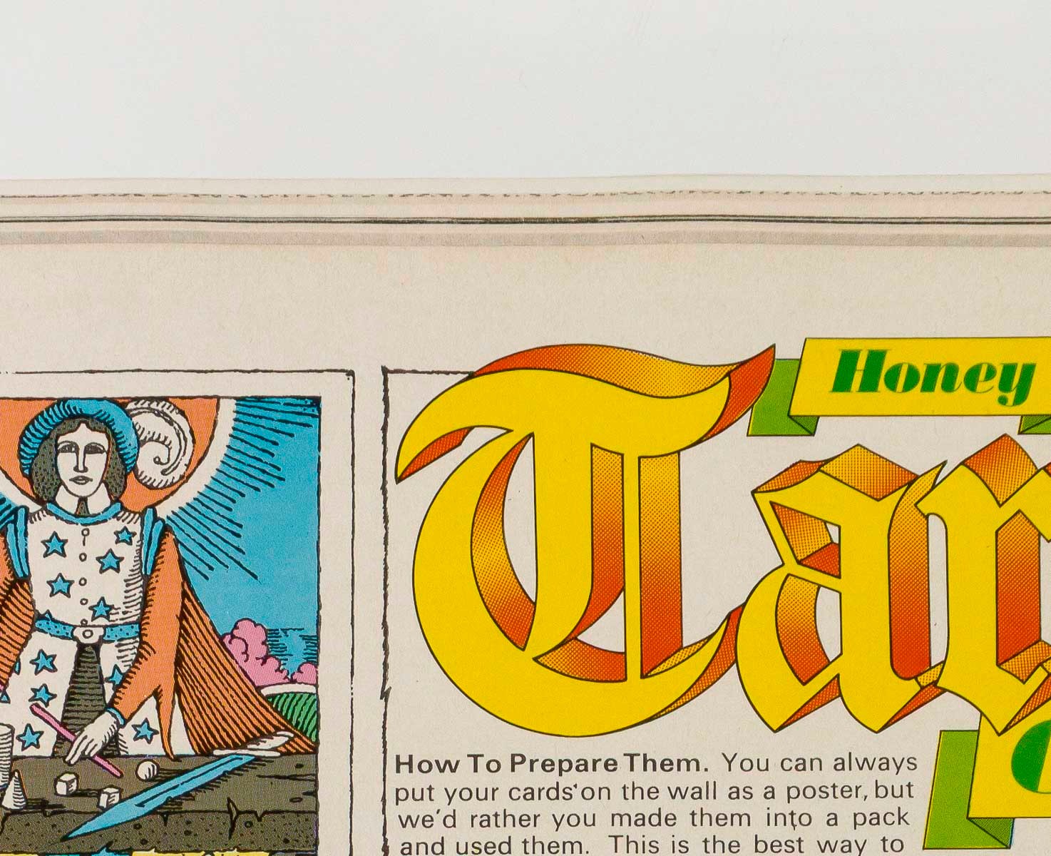 TAROT CARDS Peter Roche SKIWEAR Jon Finch HONEY magazine January 1973 vtg CANADA