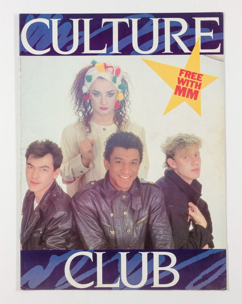 Culture Club BOY GEORGE MM music book MELODY MAKER STAR FILE PHOTO MAGAZINE 1983