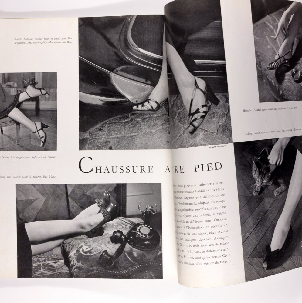 Balenciaga ROBERT DOISNEAU Tom Keogh PARIS VOGUE March 1951 Collections HERMES