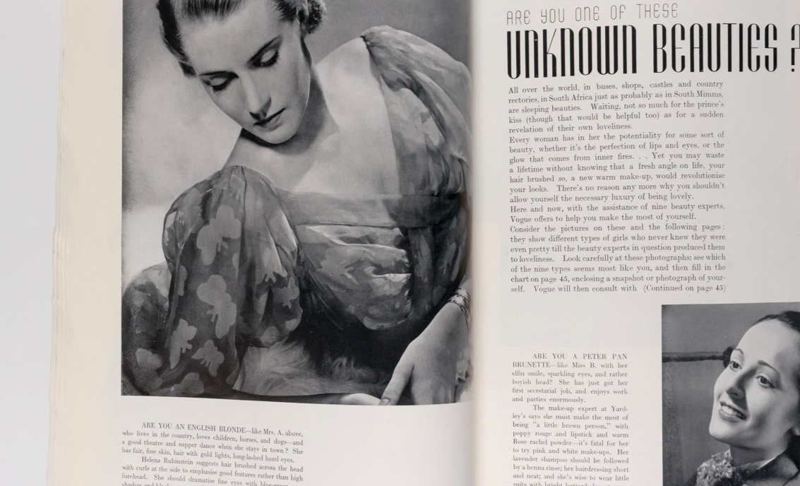 NORMA SHEARER Artur Ernesto Teixeira Barbosa VOGUE BEAUTY BOOK August 1936 vtg