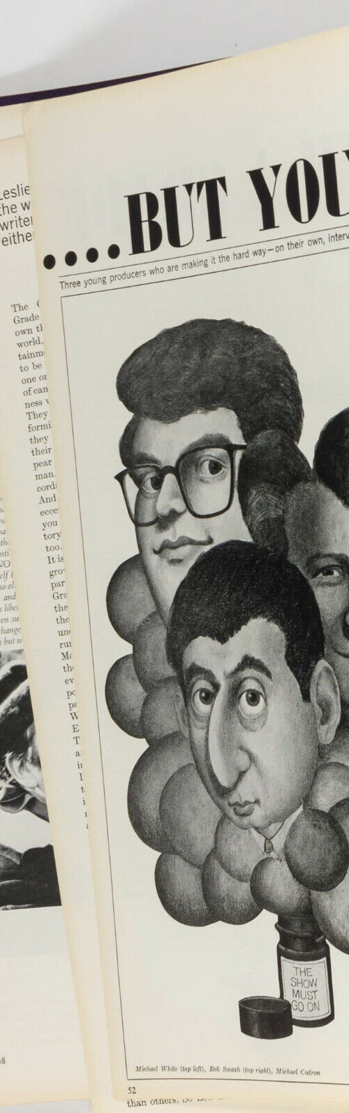 DUDLEY MOORE Charlton Heston EDWINA CARROLL Town magazine 1965 Edward Gorey FANS