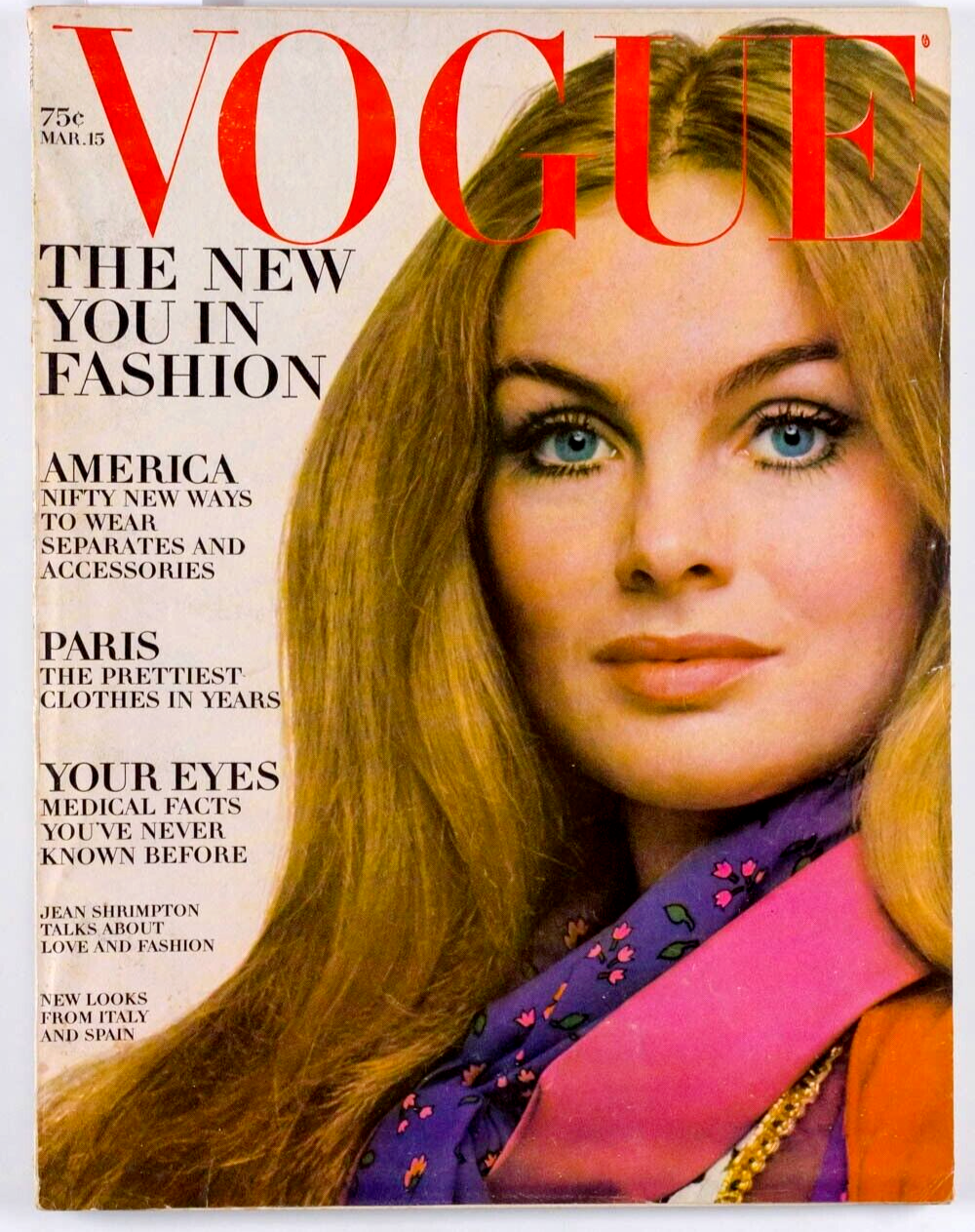 Jean Shrimpton HALSTON Penati BERT STERN Barnett Newman PARIS COLLECTIONS  Vogue