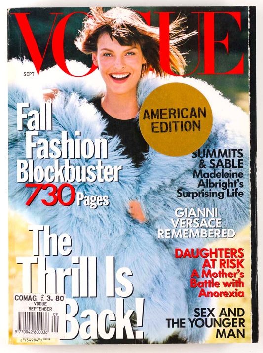 LINDA EVANGELISTA Bruce Weber CAROLYN MURPHY Vogue September 1997 Alek Wek JPG