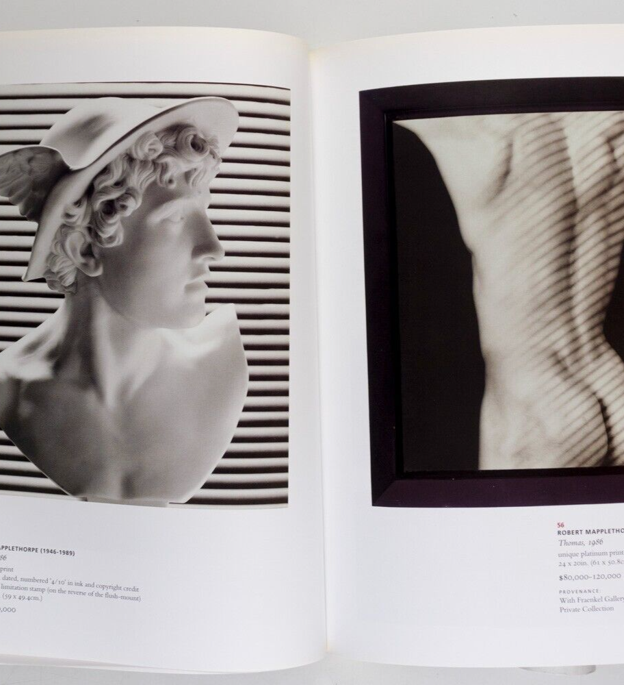 Warhol MAPPLETHORPE Arbus EGGLESTON Beard CHRISTIE'S PHOTOGRAPHS auction catalog