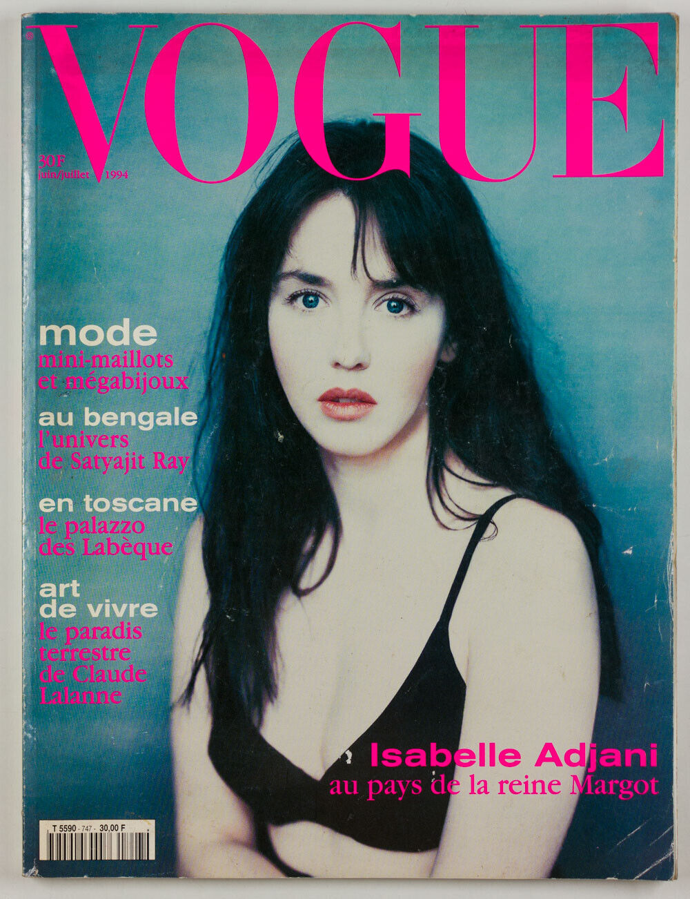ISABELLE ADJANI Paolo Reversi HELMUT NEWTON Anh Duong JUERGEN TELLER Paris Vogue