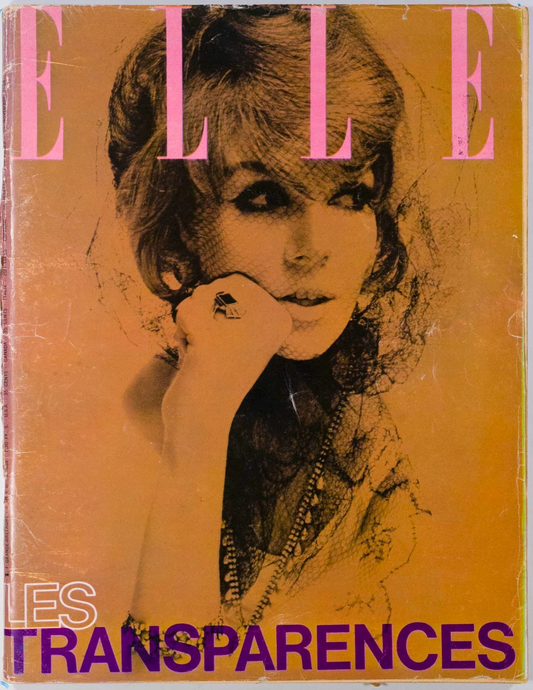 Nicole de Lamarge JACQUES SERGUINE Francois Daudet ELLE magazine November 1965