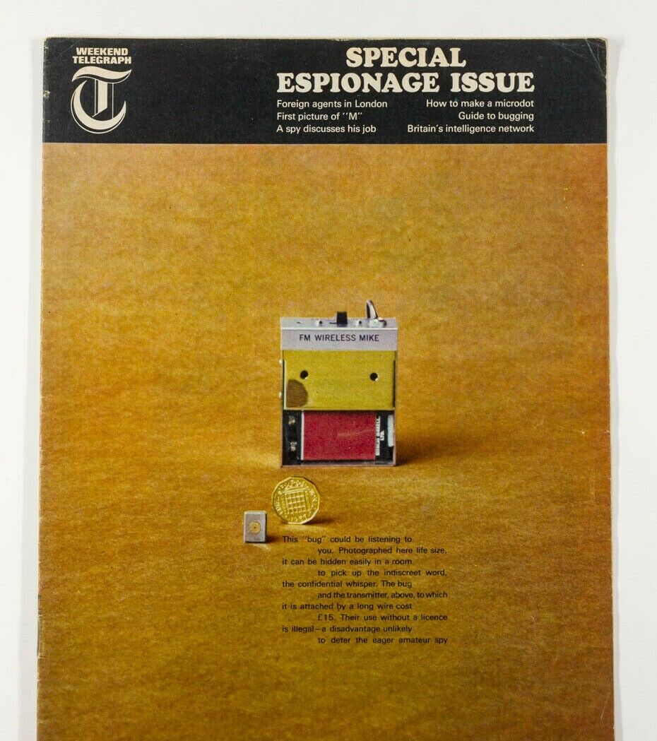 JOHN LE CARRE Hedgecoe SIS Maurice Buckmaster MI6 Spies  TELEGRAPH spy magazine