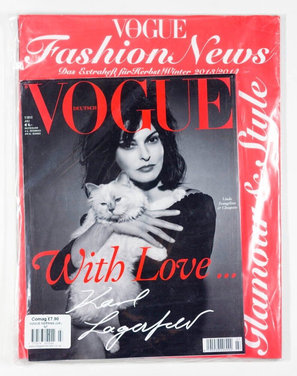 Linda Evangelista CHOUPETTE Karl Lagerfeld ELIASSON Saskia De Brauw GERMAN VOGUE