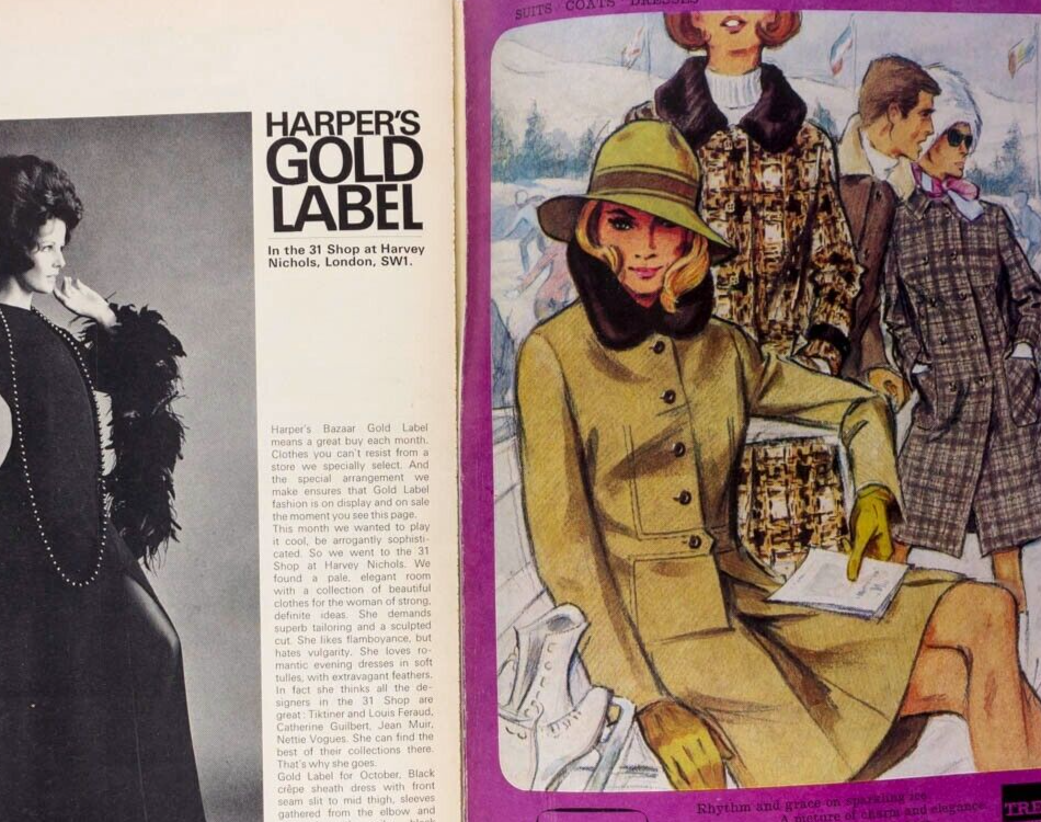 SUSAN BLAKELY Tania Mallet DON McCULLIN Harper's Bazaar October 1969 JEAN DAWNAY