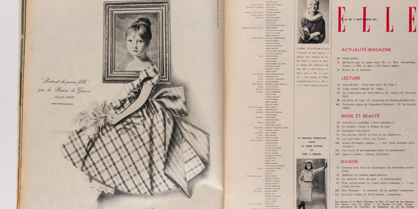 Cardin BRIGITTE BARDOT Josephine Baker RENE GRUAU Elle magazine SEPTEMBER 9 1960