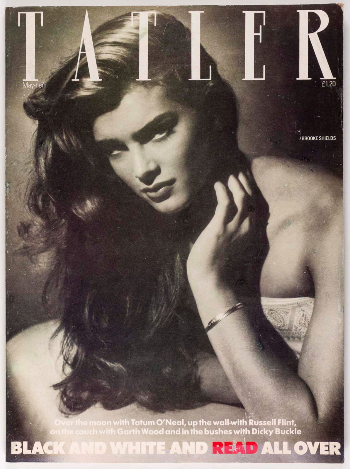 BROOKE SHIELDS Ritts HELMUT NEWTON Tatler May 1983 FARRAH FAWCETT Tatum O'Neal