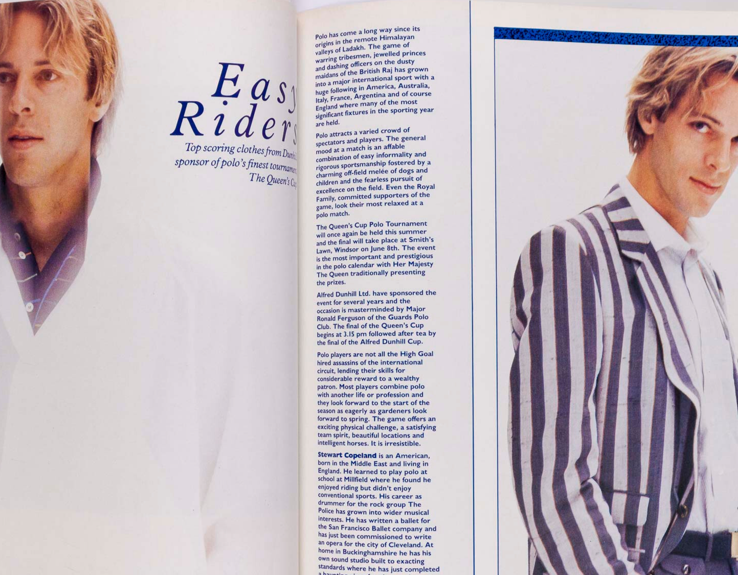 Porizkova SCRITTI POLITTI Grayson Perry STEWART COPELAND Harpers June 1986 Cindy