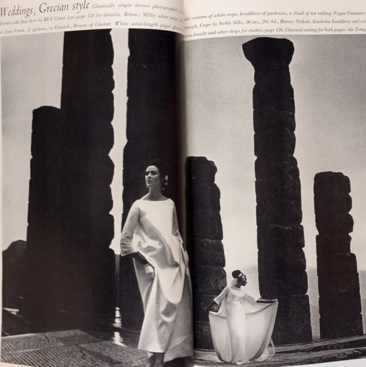 Greece PATTIE BOYD Nicole De La Marge BAILEY Marie Lise Gres TANIA MALLETT Vogue