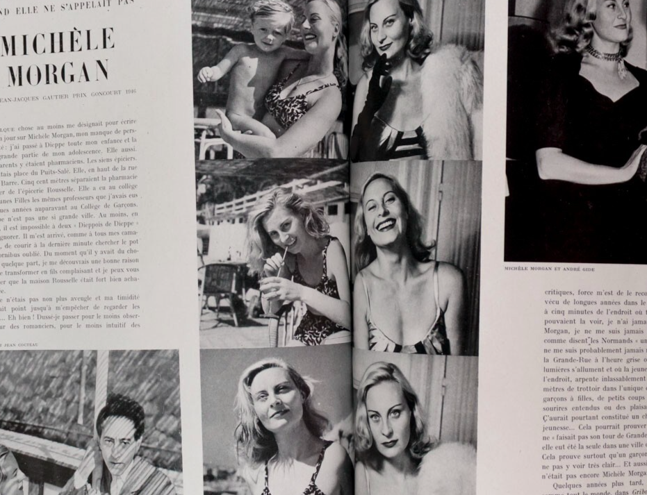 Philippe Jullian EDITH PIAF Laurence Olivier VOGUE January 1947 Balenciaga HORST