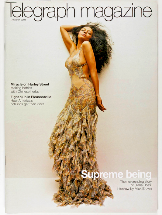 Diana Ross STUDIO 44 Supremes VTG Ballymaloe House TELEGRAPH MAGAZINE March 2004