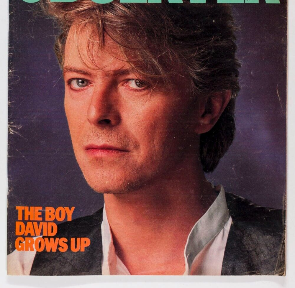 DAVID BOWIE Greg Gorman AIDS Raymond Briggs LIDA ZIKA ASCHER Observer magazine