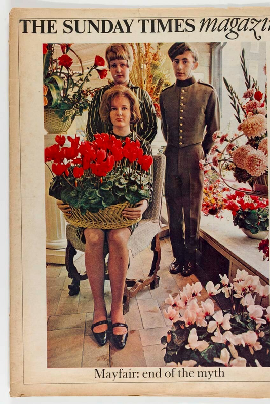 Fleur Cowles 60's MAYFAIR David Montgomery SUNDAY TIMES magazine LADY NEWBOROUGH