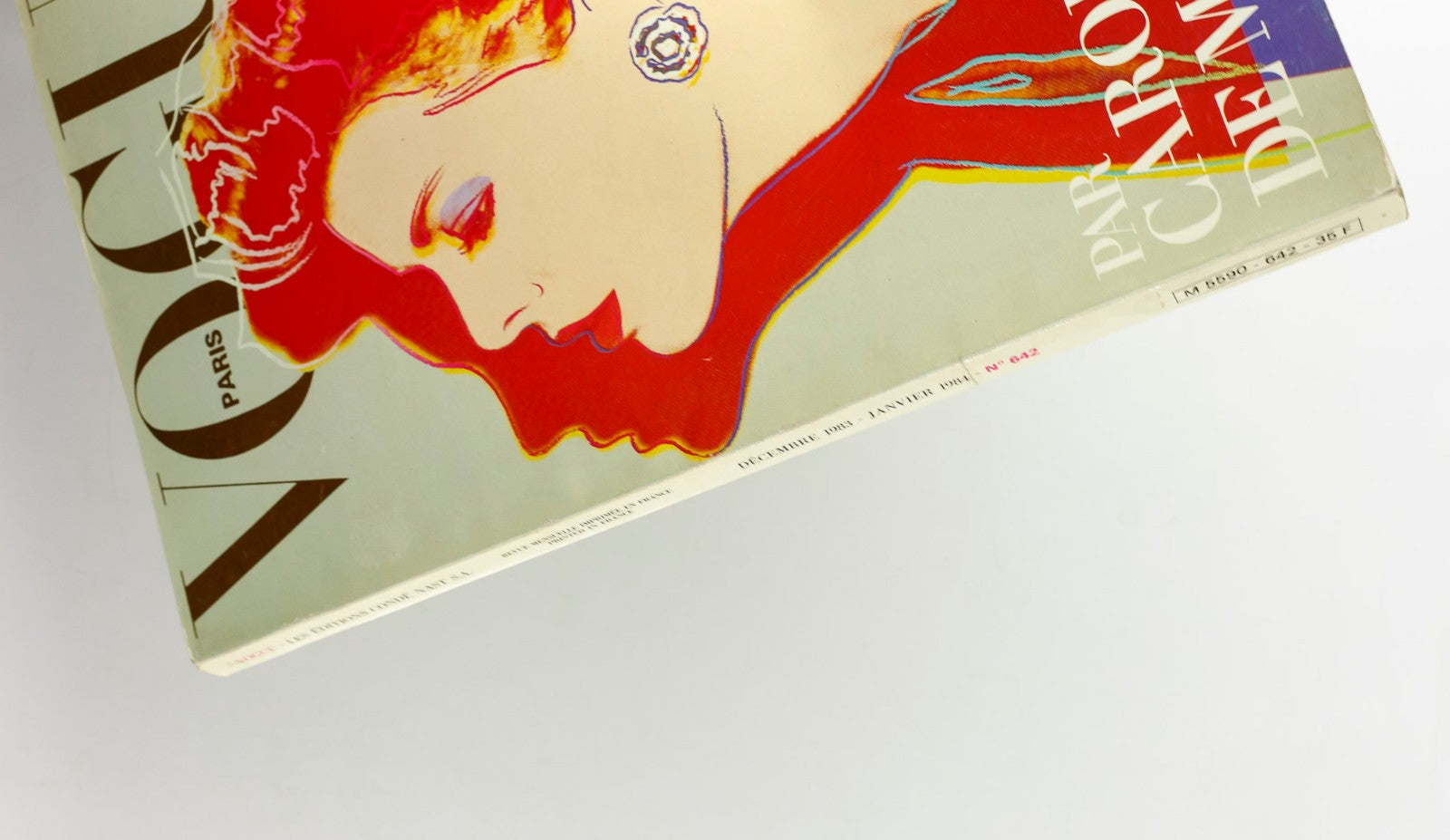 Princess Caroline WARHOL Vreeland NEWTON Bourdin PARIS VOGUE December 1983 Gruau