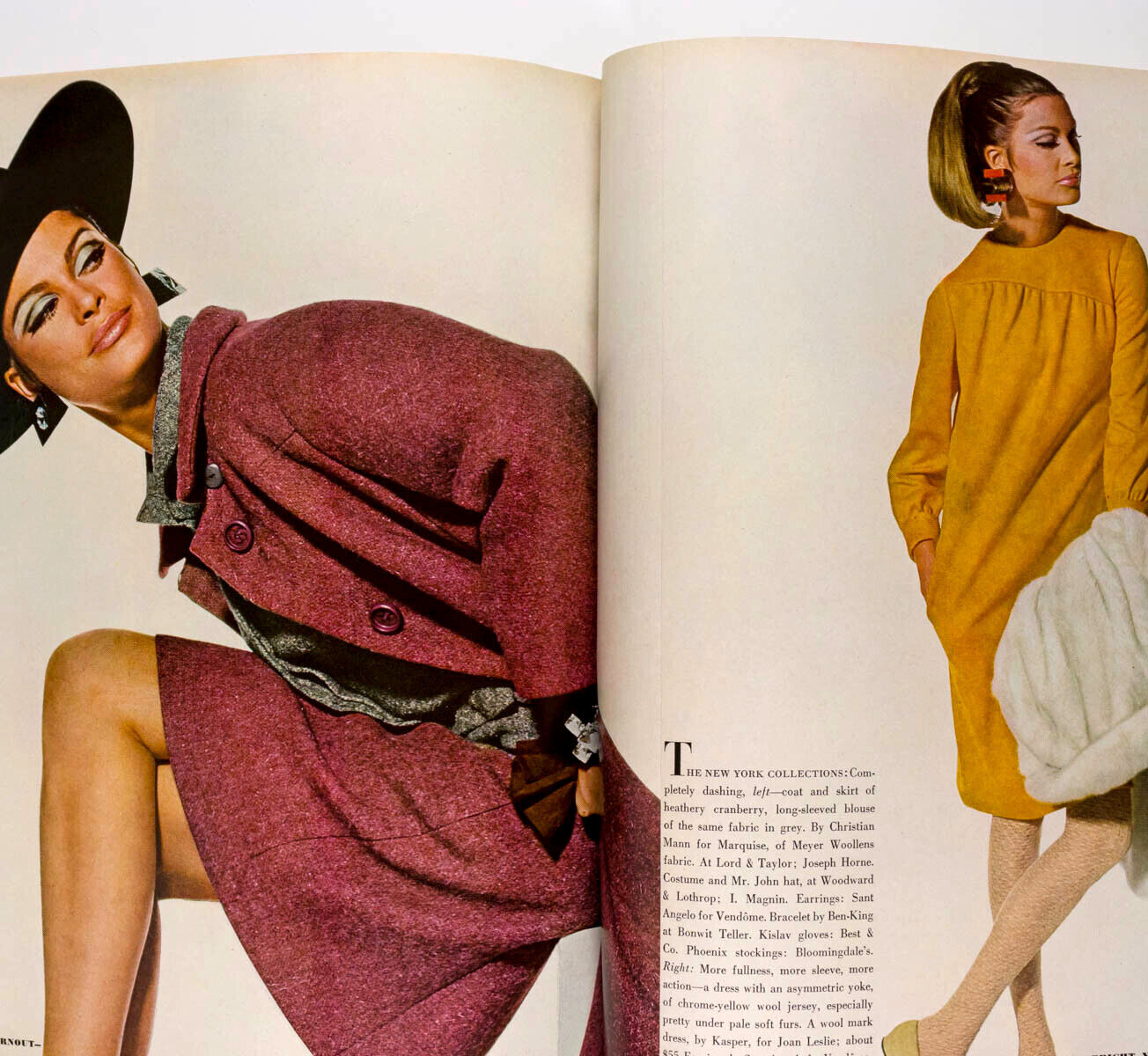 VERUSCHKA Penn PARIS COLLECTIONS Diana Vreeland VANESSA REDGRAVE Antonioni VOGUE