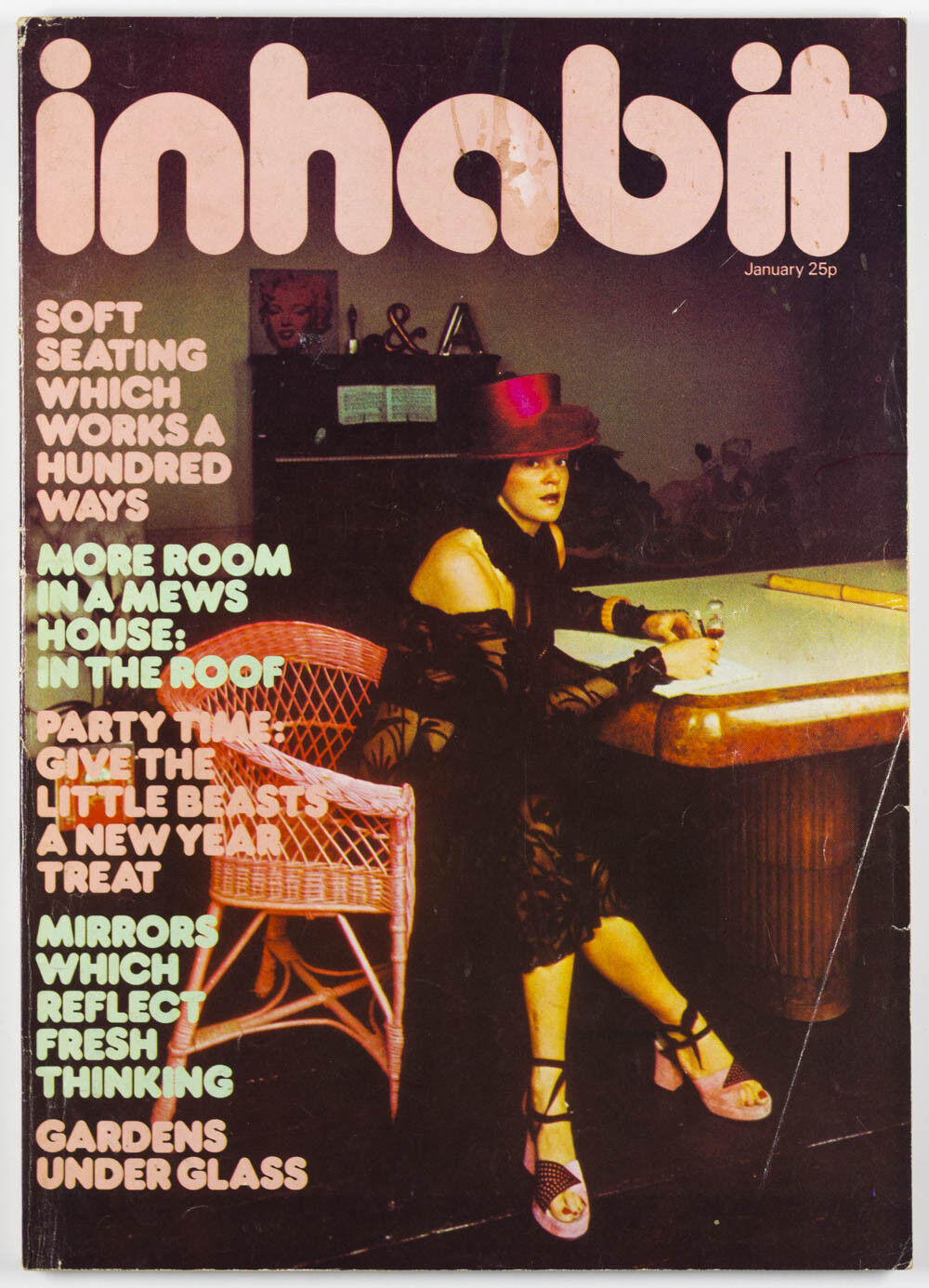 Linda Brill ALICE POLLOCK Vivian Stanshall JOHN MAKEPEACE vtg INHABIT MAGAZINE