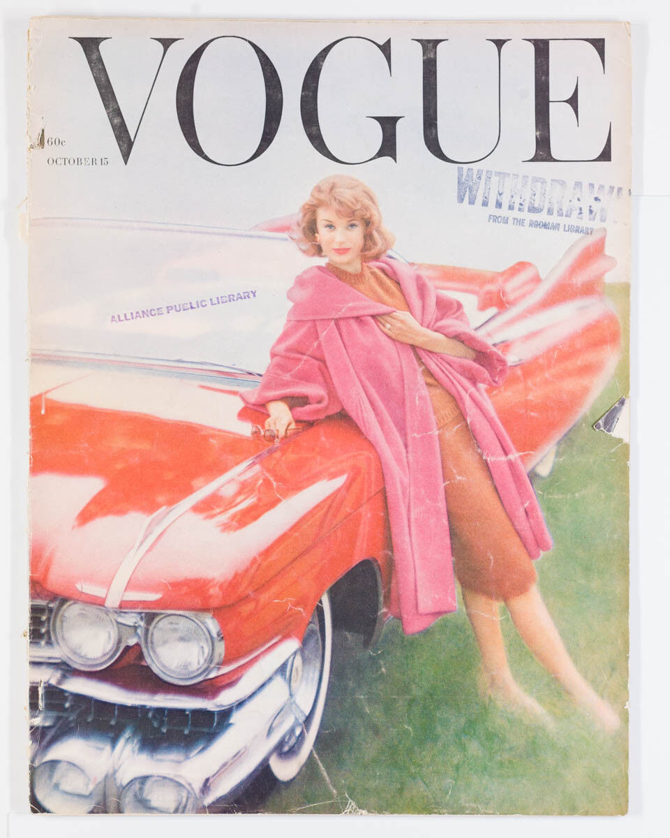 Anna-Karin Bjorck CADILLAC CONVERTIBLE Karen Radkai ALLIANCE LIBRARY Vogue 10 58