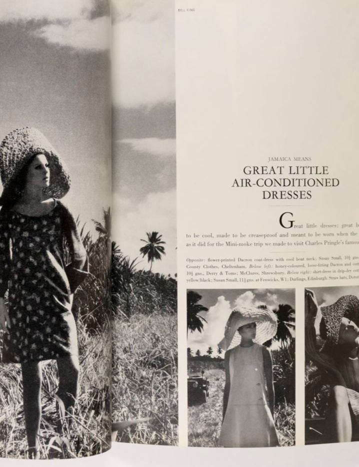 Editha Dussler JAMAICA Jill Kennington UK HARPERS BAZAAR February 1967 Benedetta