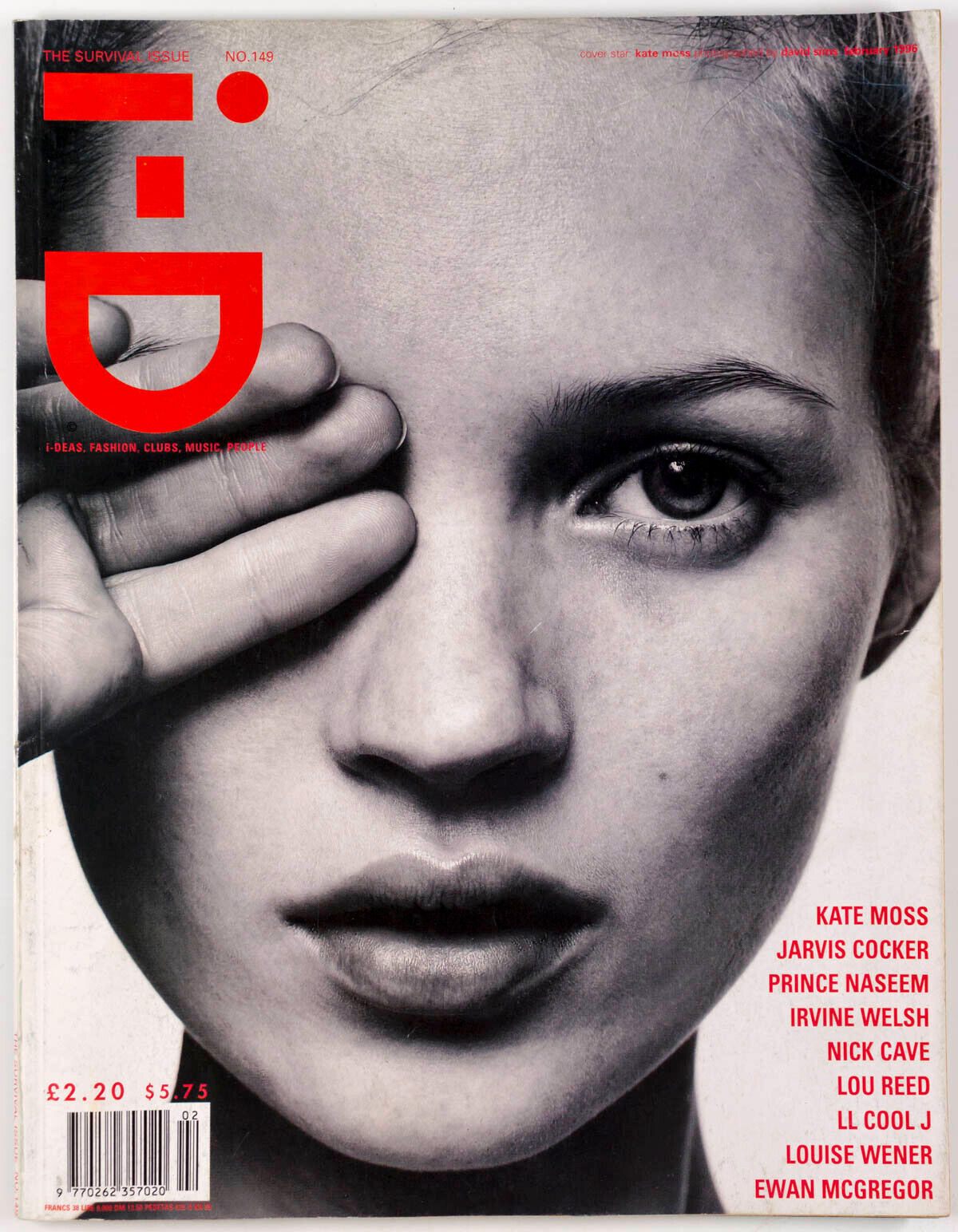 KATE MOSS Kirsten Owen MILLA JOVOVICH Chloe Sevigny CHANDRA NORTH i-D magazine