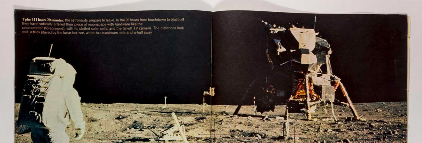 Buzz Aldrin MOON LANDING Space UK UNDAY TIMES magazine 10 August 1969 Apollo II
