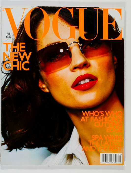 KATE MOSS Karen Elson MILLA JOVOVICH Vogue magazine February 2000 Snowdon PAWSON