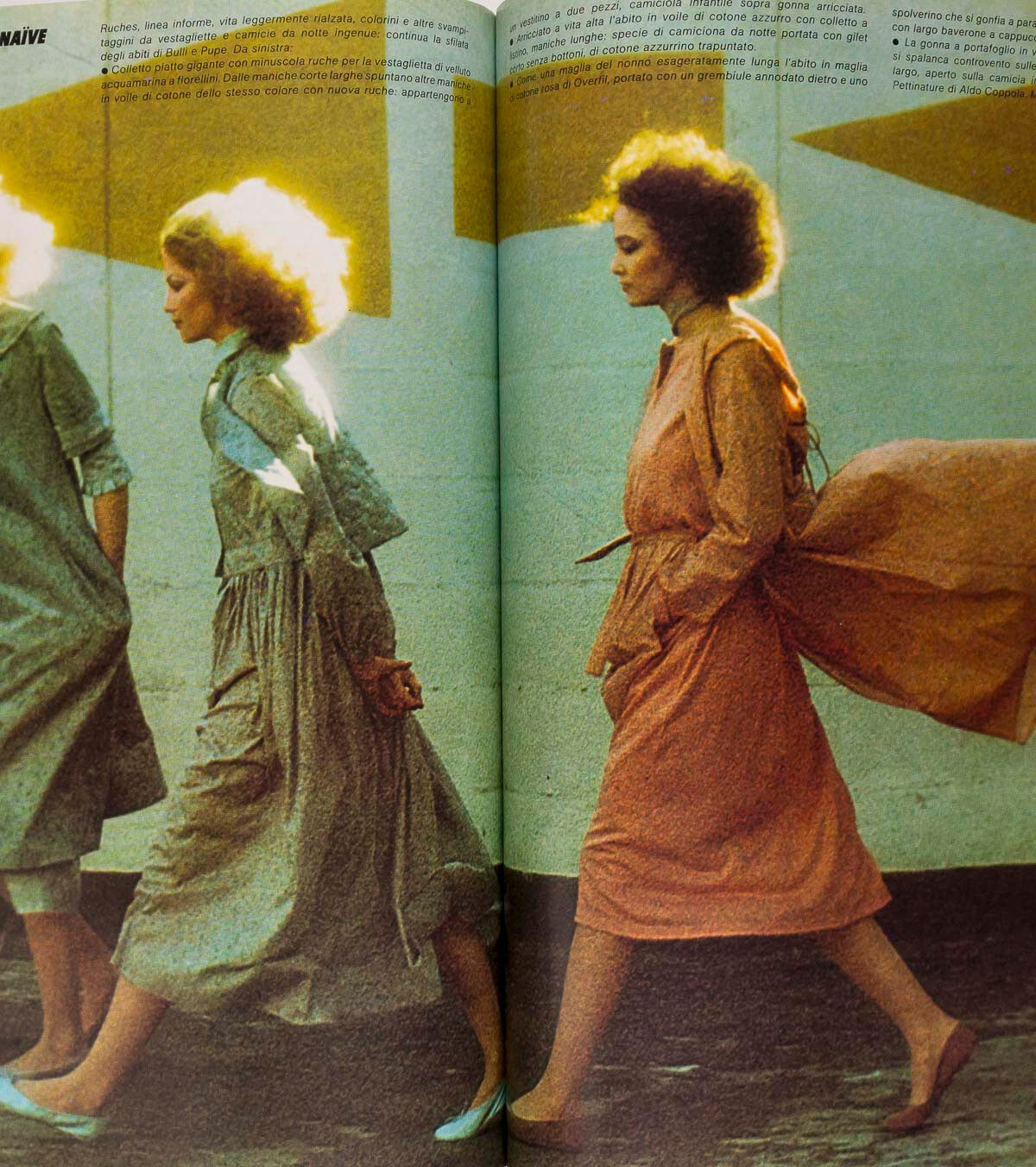 Jaan Stephens GUY BOURDIN Marie Helvin VOGUE ITALIA February 1975 Ungaro YSL vtg