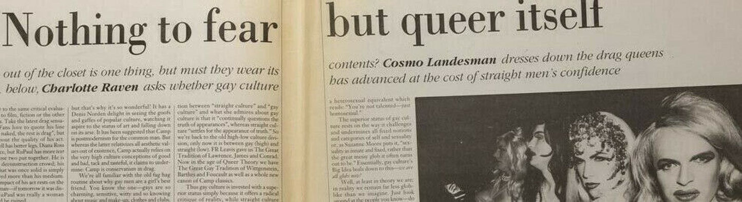 ELIZABETH HURLEY Naomi Campbell WILLIAM KLEIN Drag SENNA Modern Review June 1994