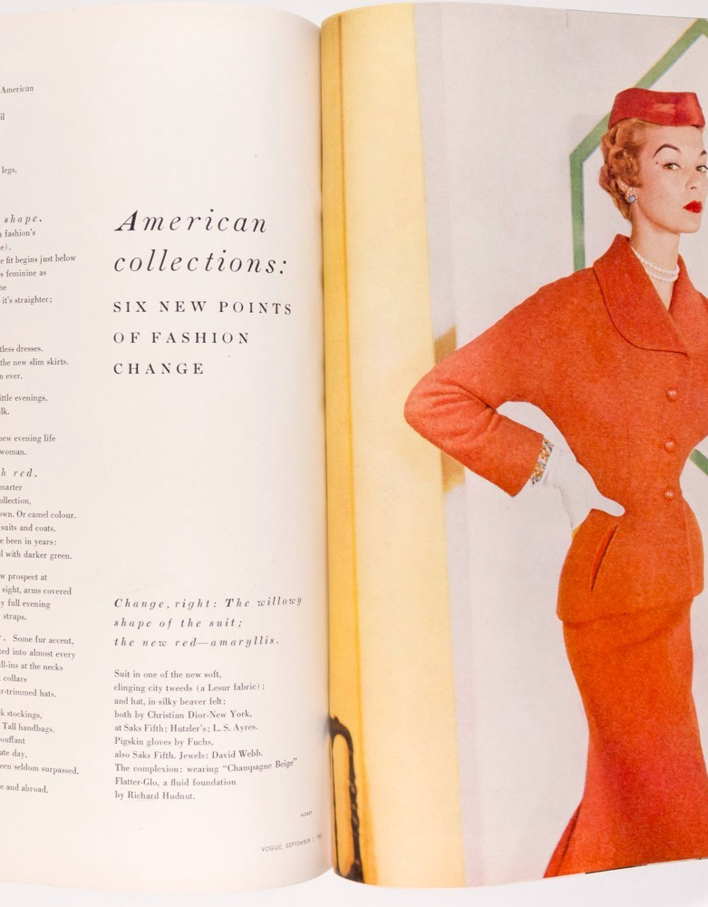 Dovima DIANE ARBUS Balenciaga VOGUE September 1953 Jean Patchett SUZY PARKER vtg